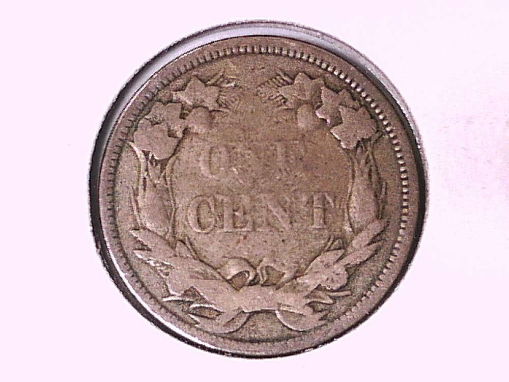 1858 Flying Eagle Cent Genuine Raw Ungraded 01349