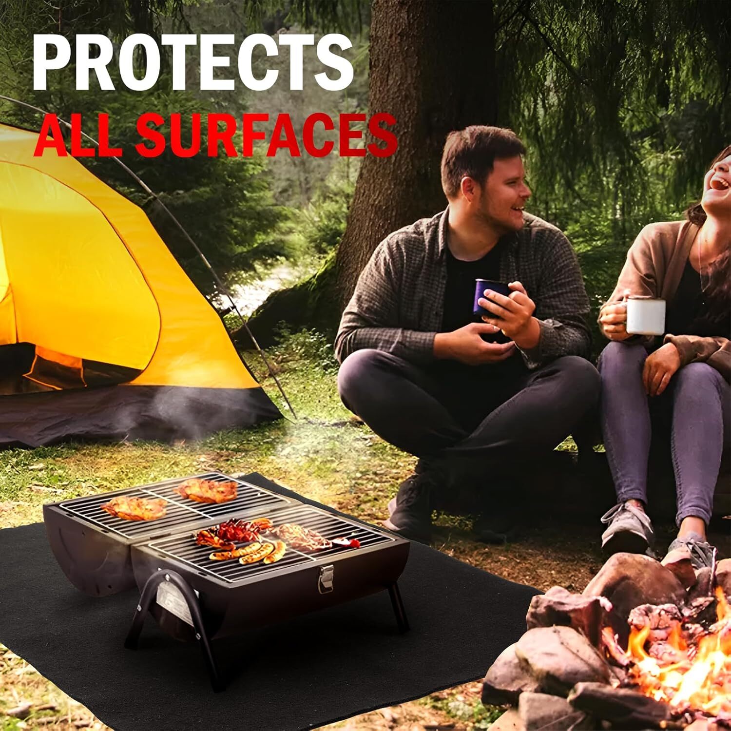 Carbon Fiber Welding Blanket torch shield plumbing heat sink slag fire felt F