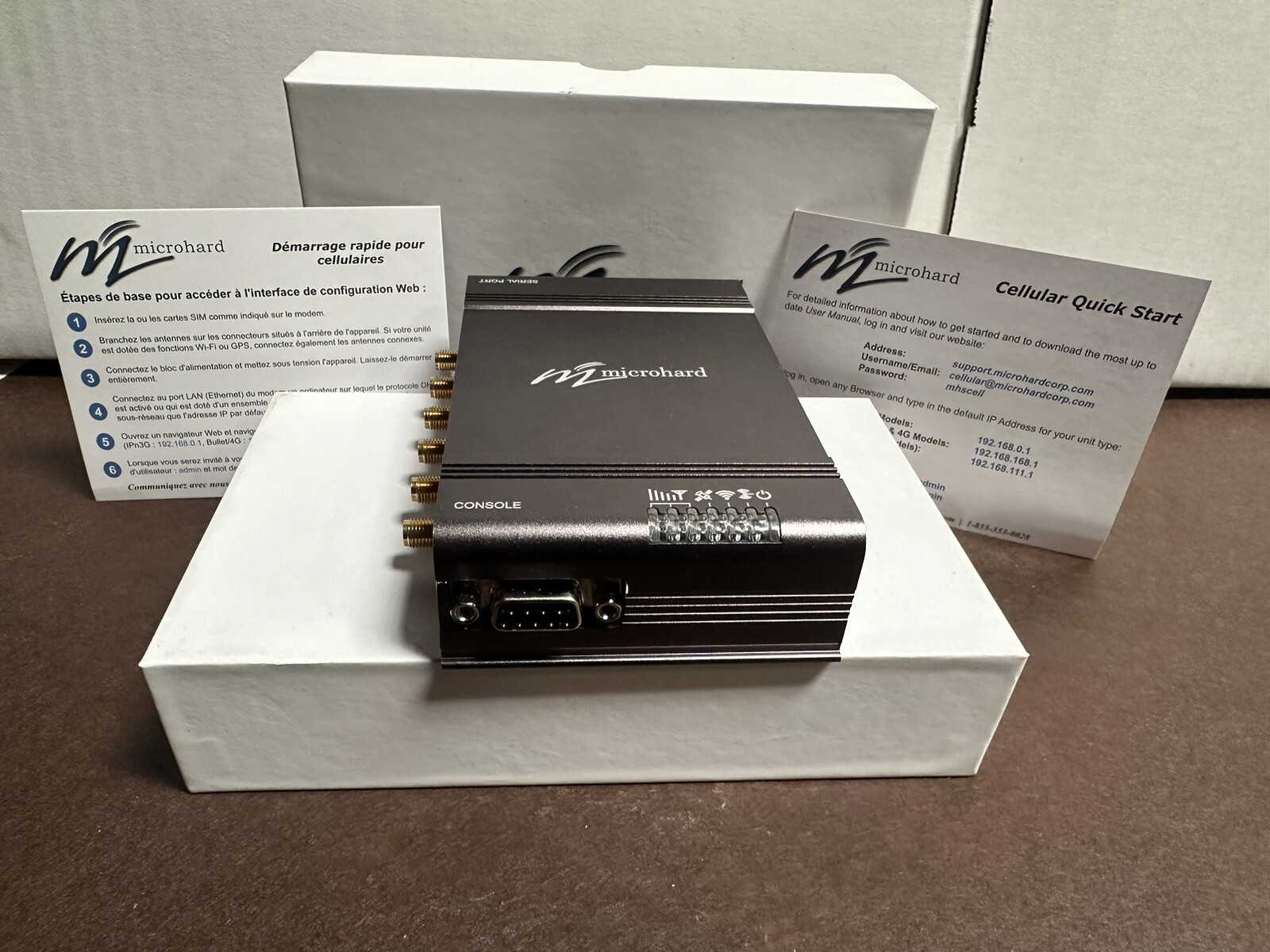 Microhard BulletplusAC-CAT12 600 Mbps LTE Cellular Gateway NEW In Box