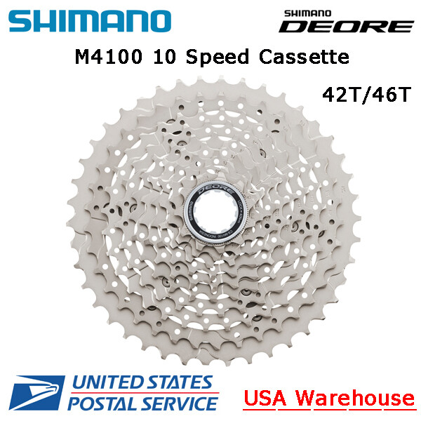 Shimano DEORE CS-M4100 10 Speed Cassette 11-42T 46T MTB