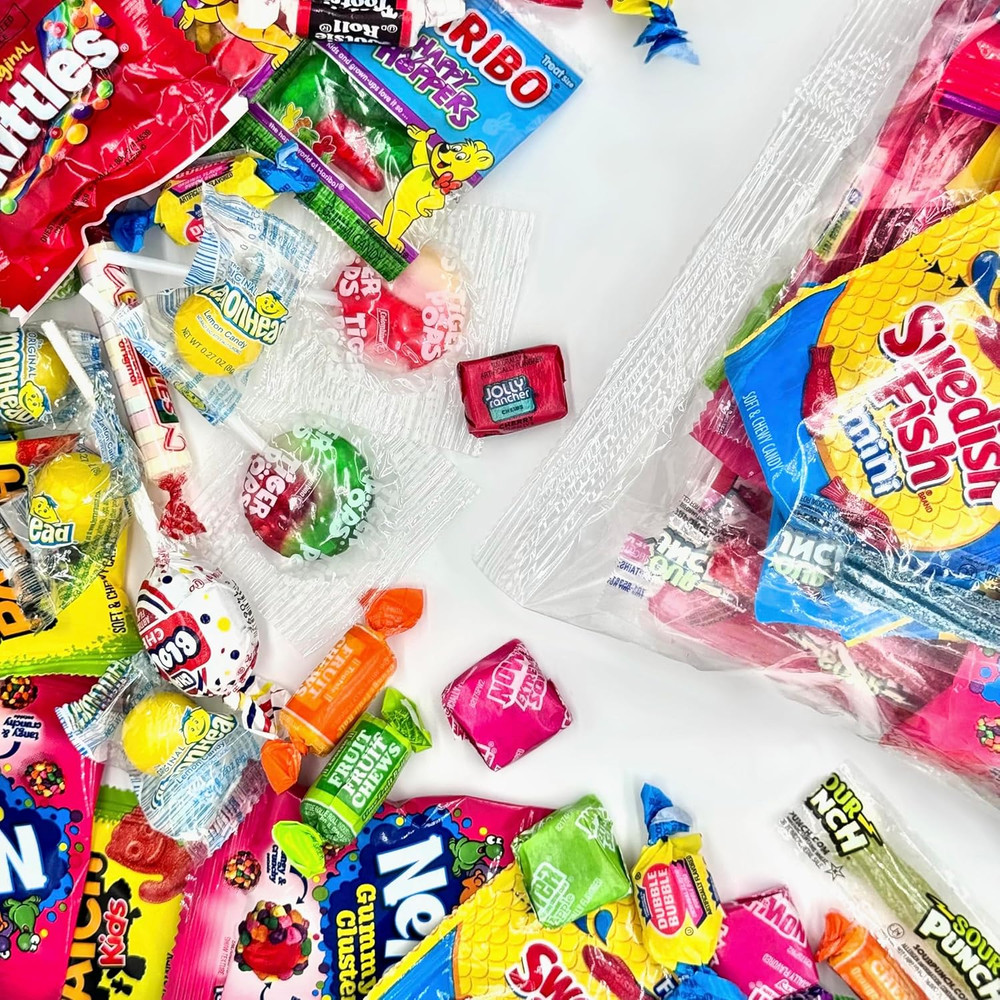 Bulk Candy Variety Pack - 6 Lb Candy - Candy Bulk Individually Wrapped Candy- Ea