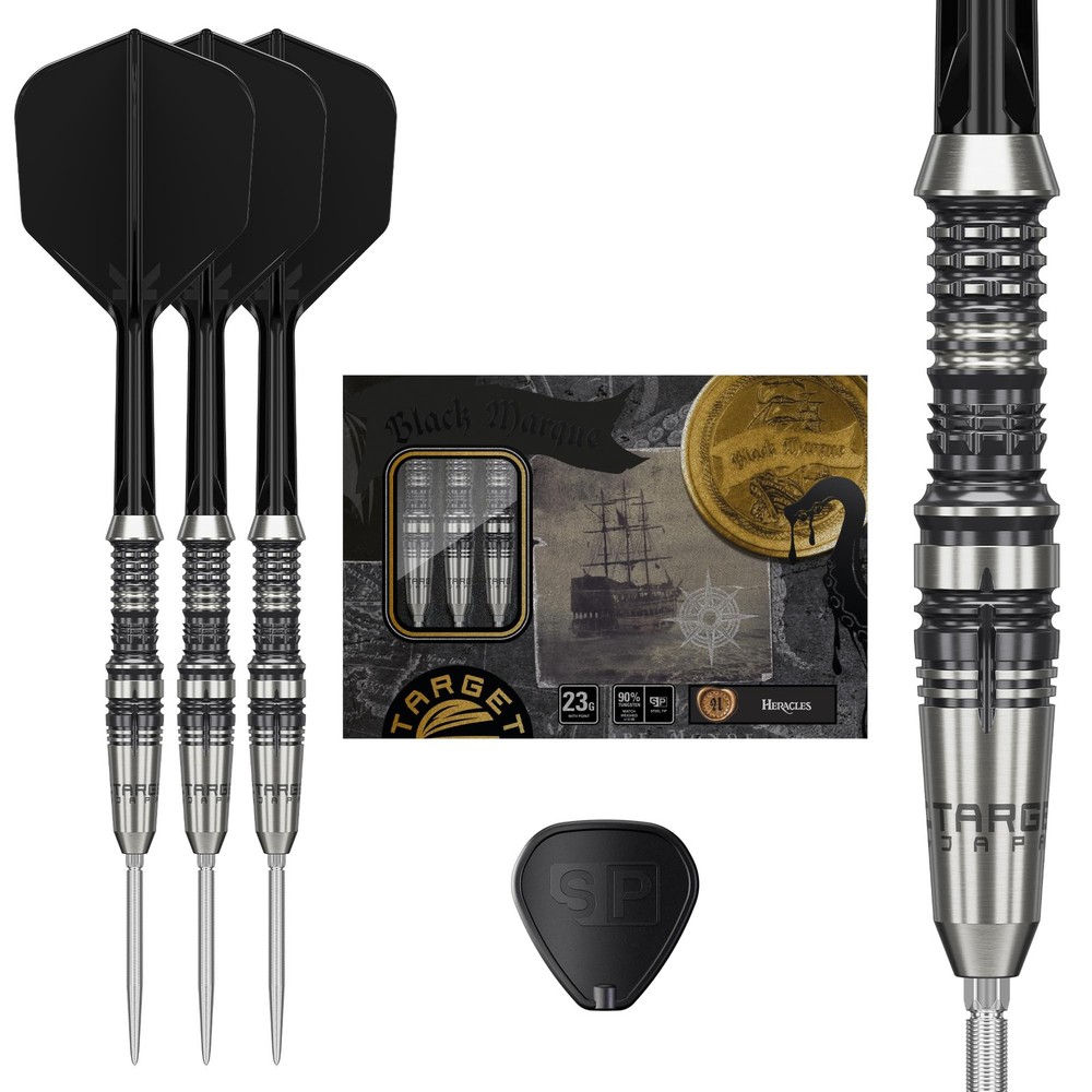Target BLACK MARQUE HERACLES 90% SP STEEL TIP DARTS (Hercules)