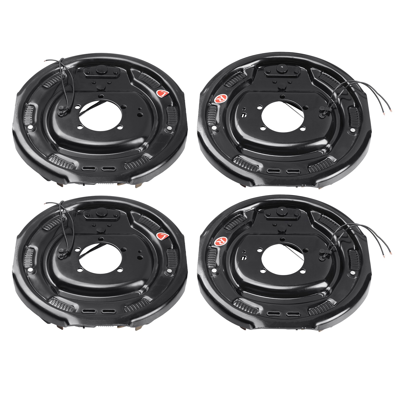 VEVOR Electric Trailer Brake 12" x 2" Self-Adjusting Assembly 2 Pairs 7000 lbs