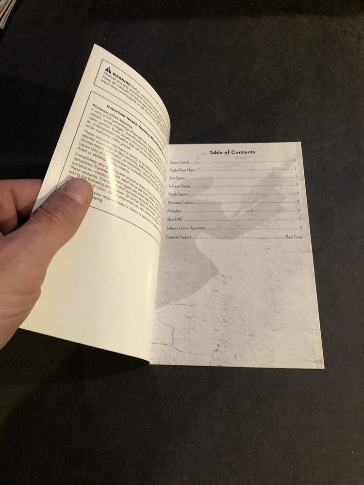 007 quantum of solace xbox 360 Manual Only