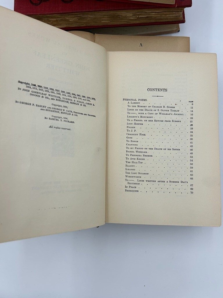 Vintage Book Lot of 5 Old Antiquarian Rare Decoration Hardcover Books