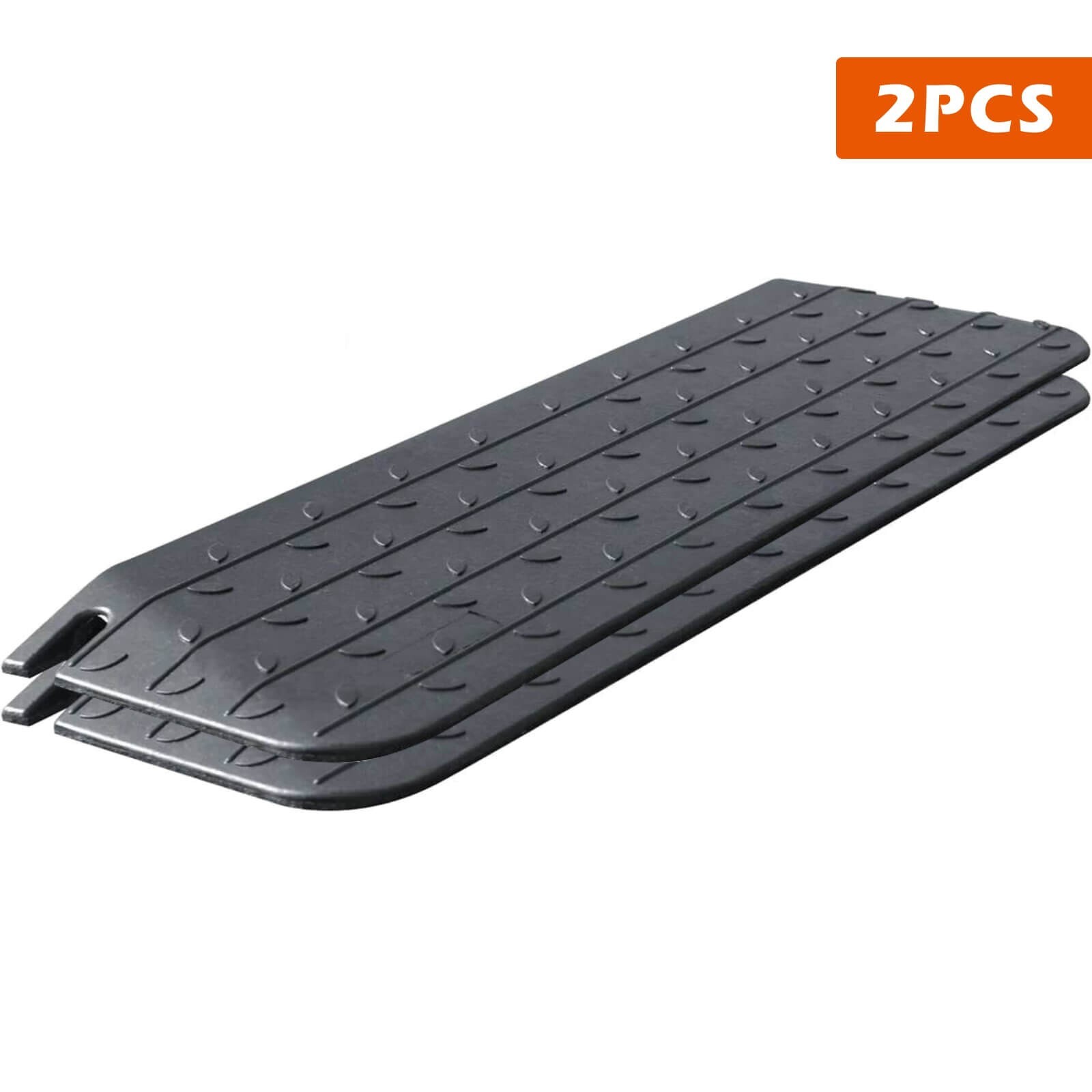 Orancl Rubber Wheelchair Threshold Ramp 1-4 Inch Height for options,non slip