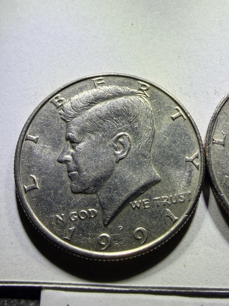 1991 P & D Kennedy Half Dollar (#1663)