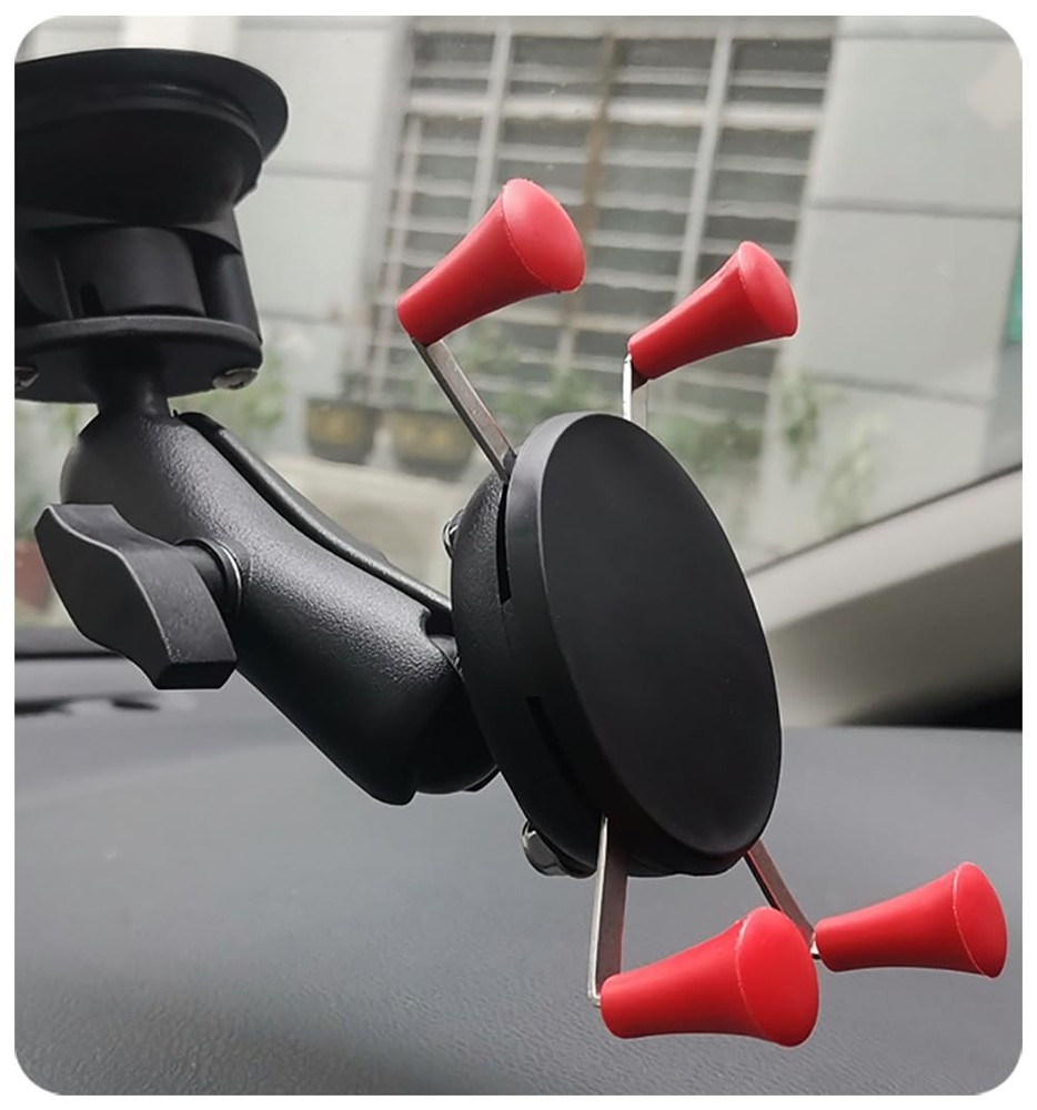 Rubber Tips for Ram Mounts X-Grip Mount, Balck & Red Silicone Caps | Accessor...