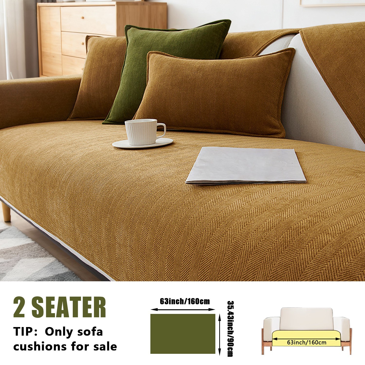 Chenier sofa furniture cover, fun anti-slip sofa cover, all-season suitable sofa