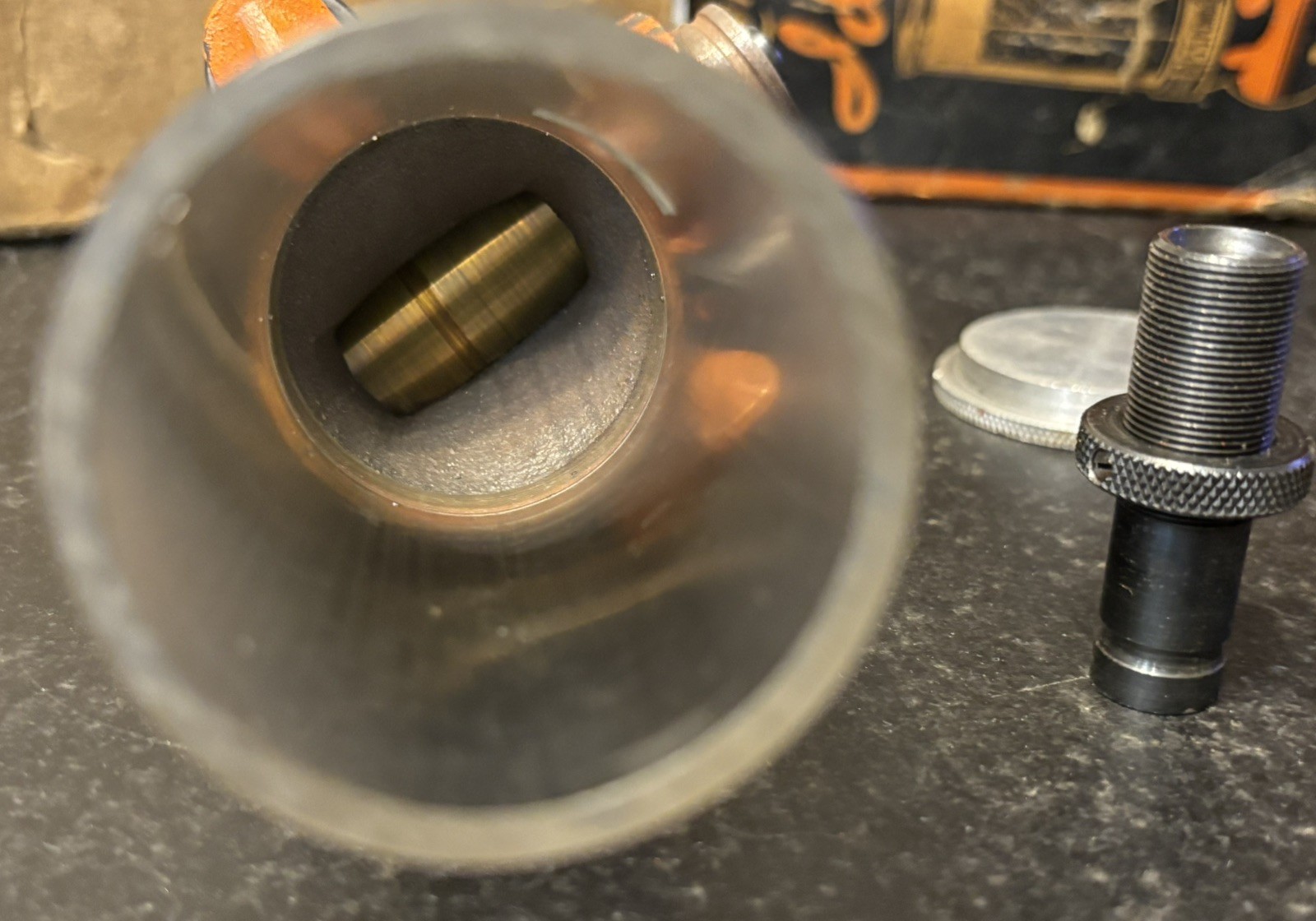 Vintage LYMAN No. 55 Ideal Powder Measure in original box w/instructions