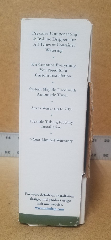 RAINDRIP-DRIP WATER CONTAINER KIT #R557DT