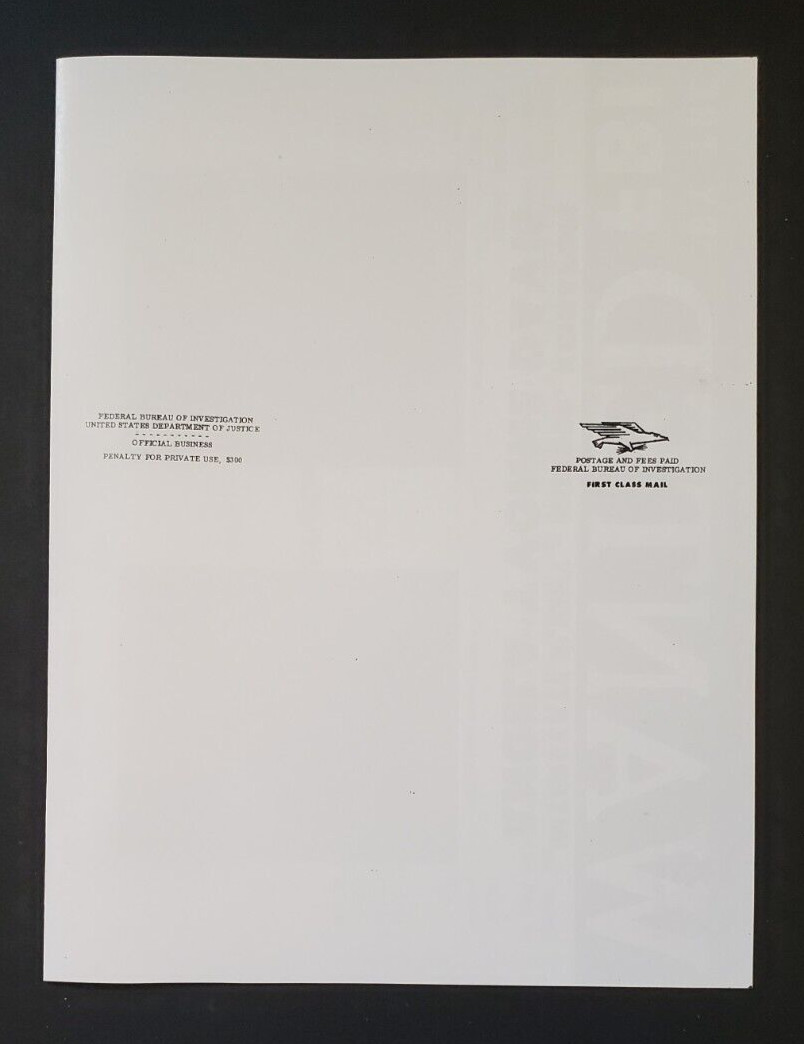 ANGELA DAVIS - 1970 FBI MOST WANTED POSTER - BLACK PANTHER PARTY - CIVIL RIGHTS