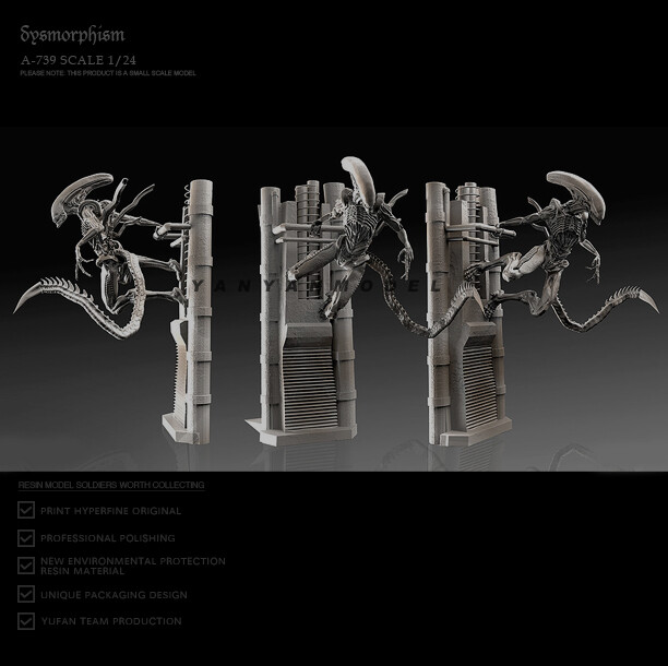 1/35 resin figures model Interstellar alien unassembled unpainted