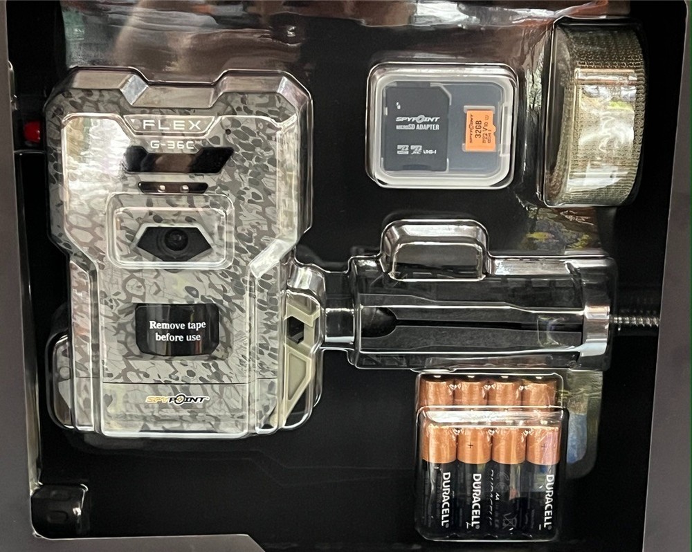SpyPoint Elite Bundle Model Flex G-36C Cellular Trail Camera NEW