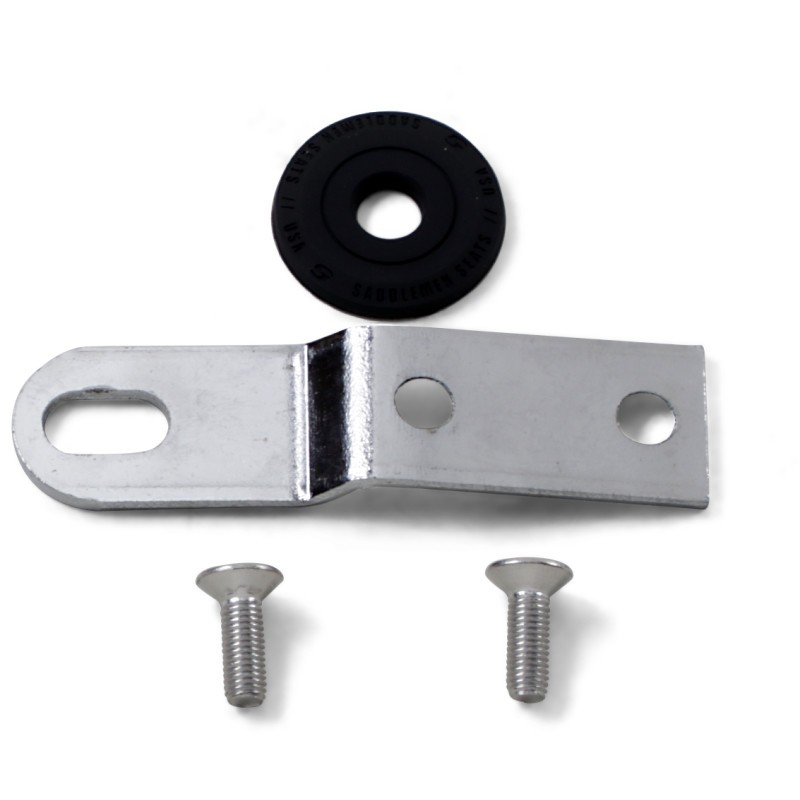 SADDLEMEN Seat Bracket - Chrome - 10545CB