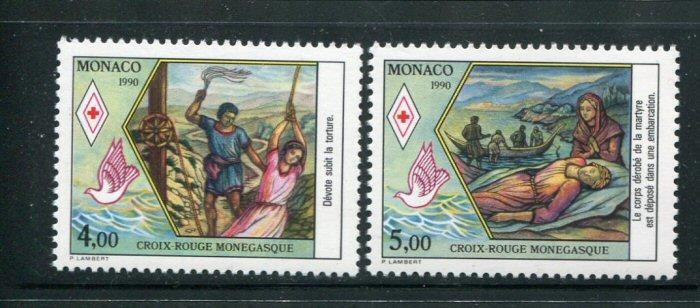 Monaco #1714-5 MNH
