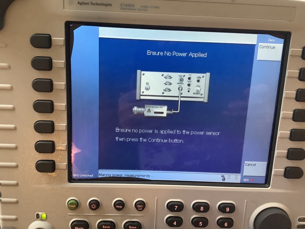 Agilent E7495A Wireless Base Station Test Set in real nice shape NO BATTERY