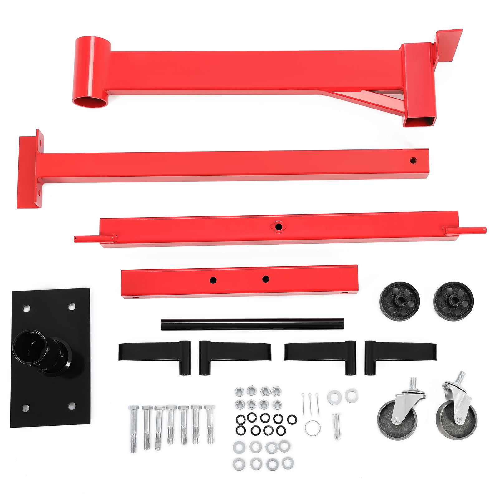 1500LBS Steel Engine Stand 360 Degree Rotating Head Adjustable Mounting Red