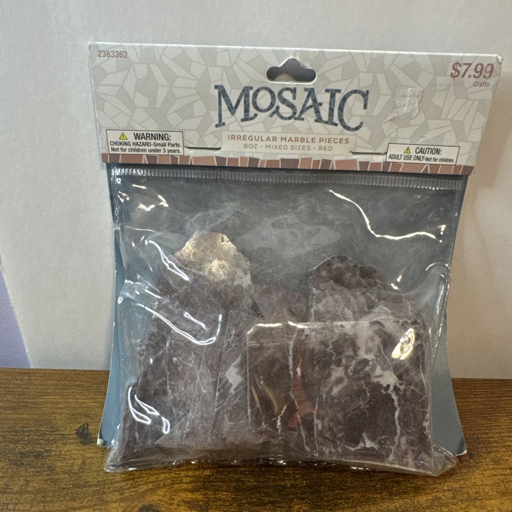 MOSAIC Irregular 8 Oz Marble Pieces Mixed Sizes