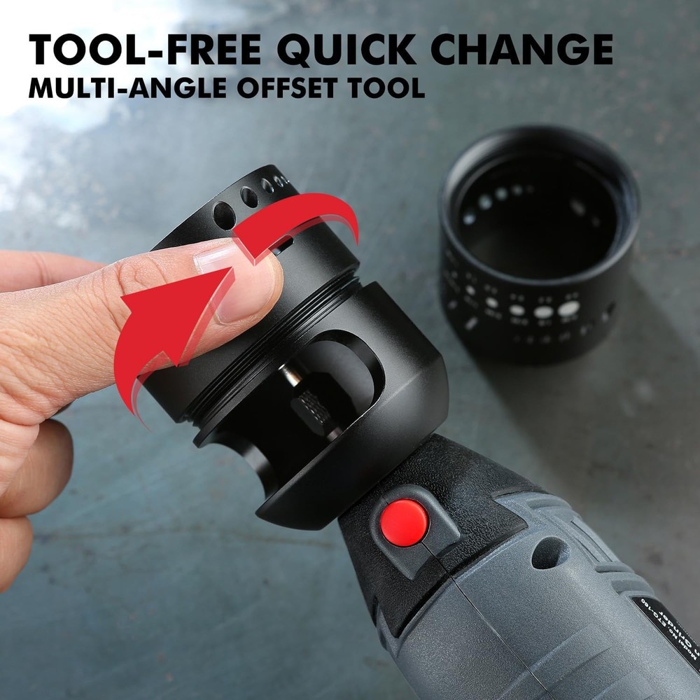 Dual-Head Tungsten Sharpener Grinder - 8 Angles & 6 Sizes for TIG Welding, Plug