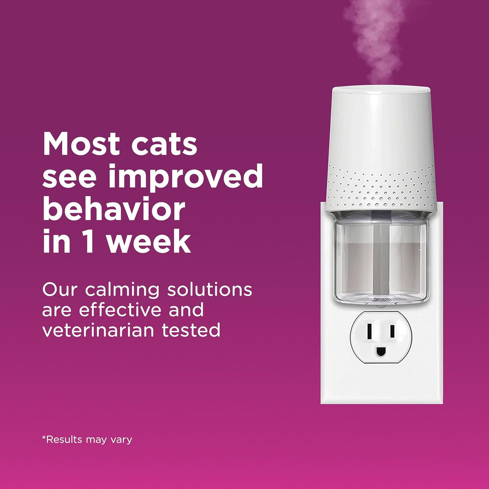 Cat Calming Diffuser Refill, 2 Pack – Cat Calming Pheromone Refills Help Reduce