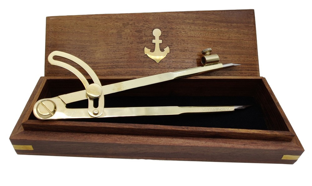 8 Inch Large Pencil Marking Compass Circle Leather Scratch Compass Maker Scriber