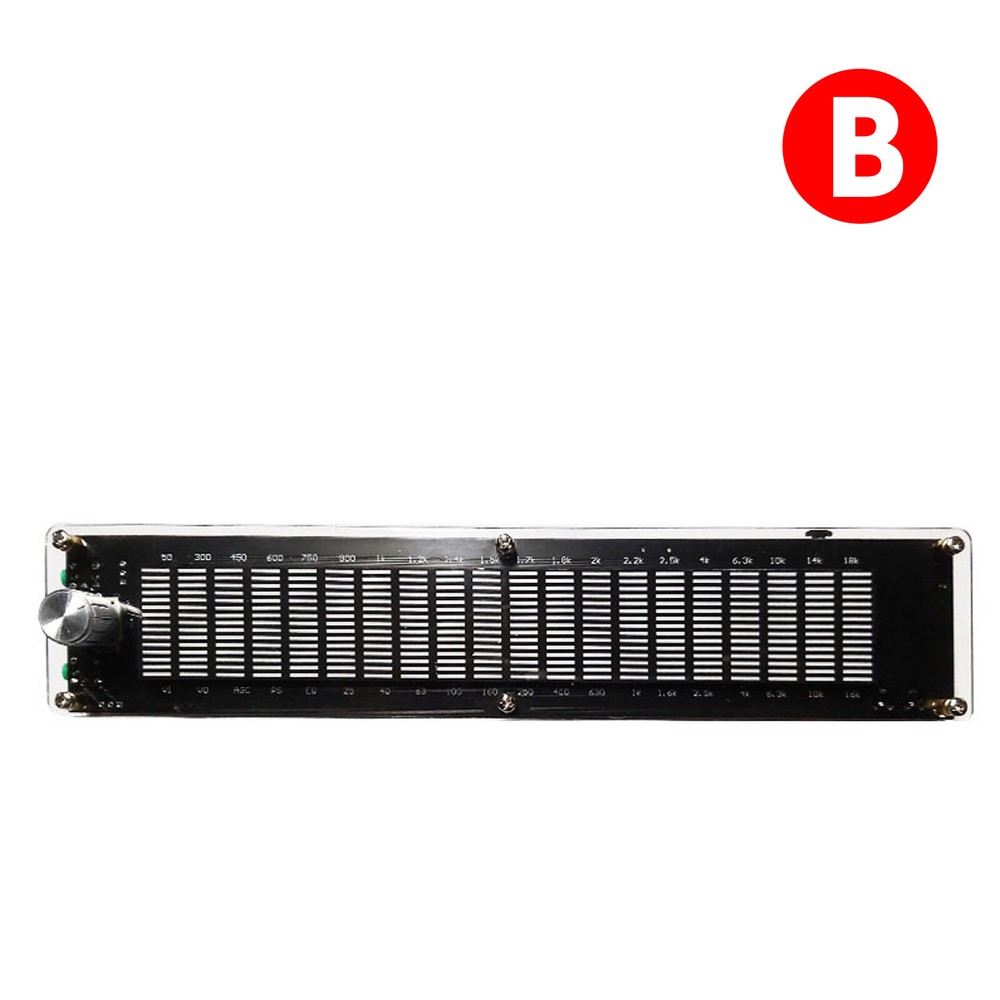 Stereo VU Meter Indicator 20 Segment Music Spectrum Analyzer LED Level Display