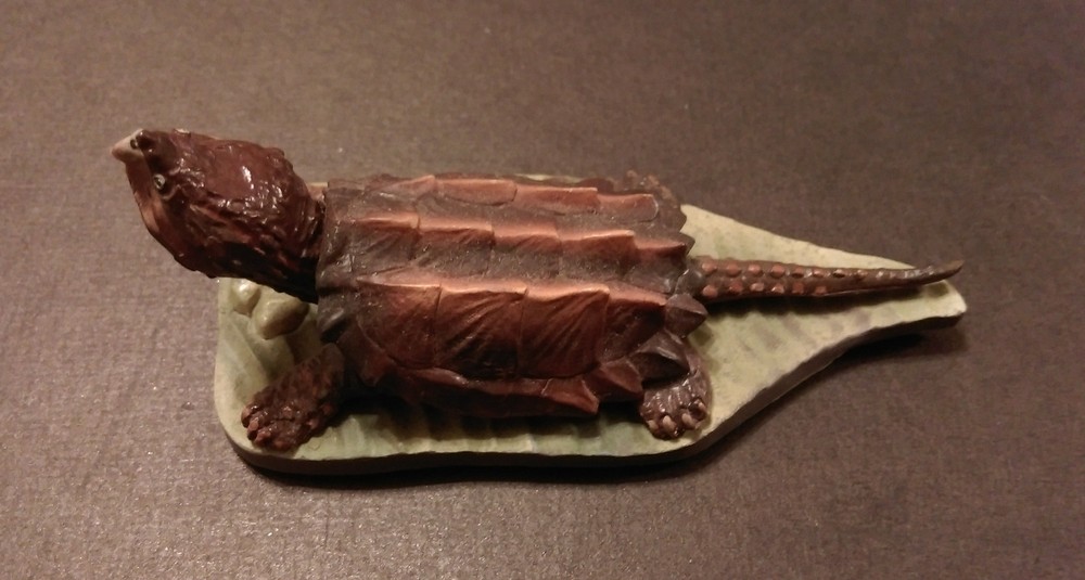 RARE Kaiyodo Red Data Alligator Snapping Turtle Figure