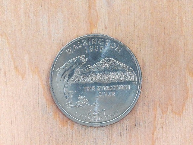 2007 P Washington State Quarter  Actual Coin # 2