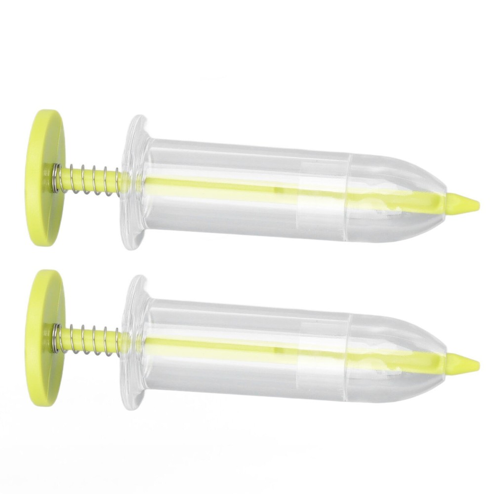 2pcs Mini Sowing Seed Dispenser Sower Small Seed Spreader Adjustable Handheld