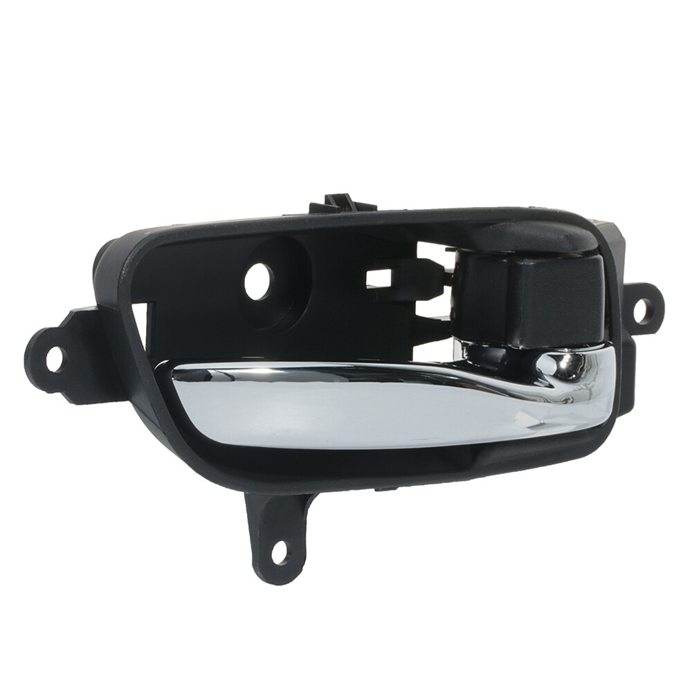 Set/4 for Altima Pathfinder Inner Interior Door Handle Black & Chrome Left Right