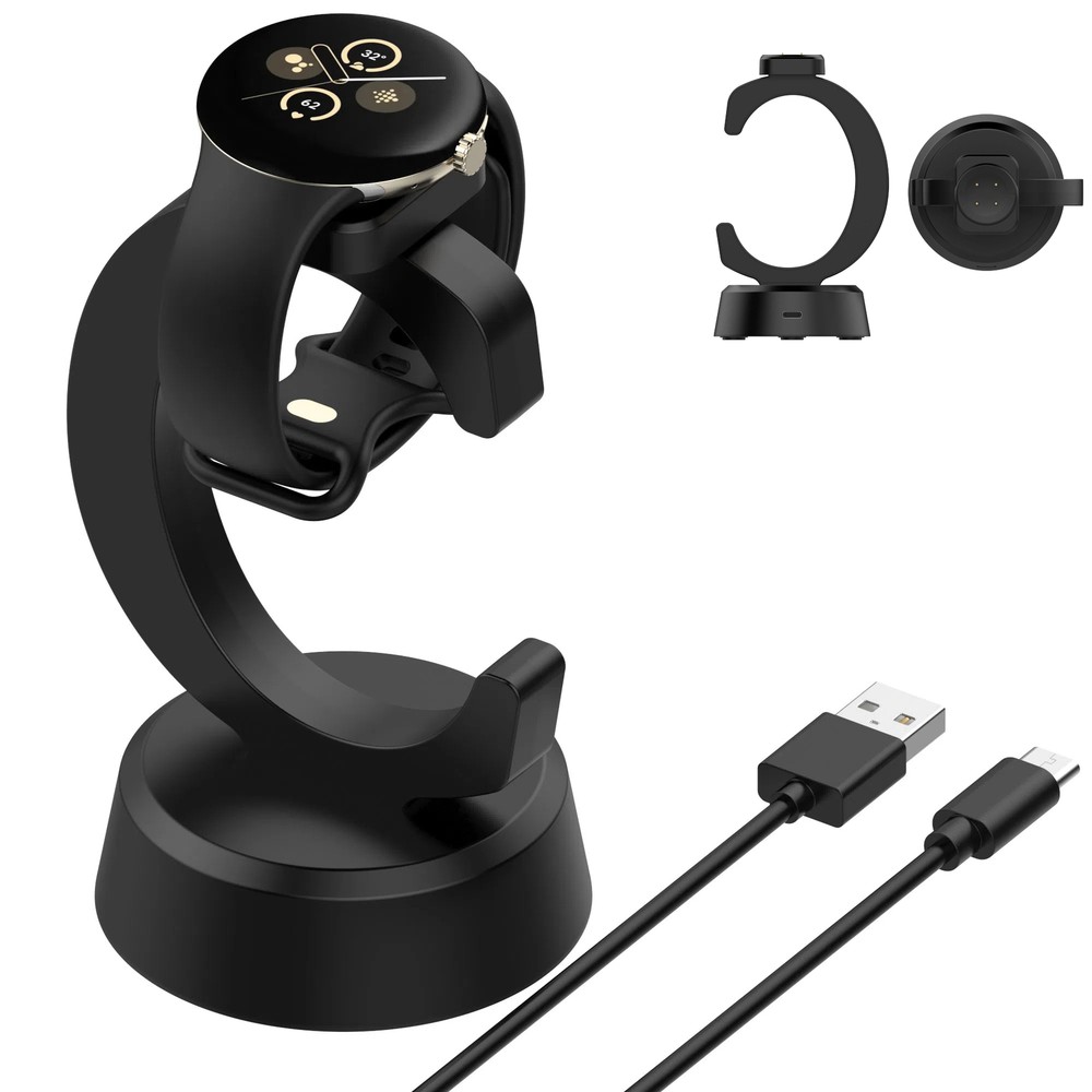 Charging Cable+C-Shape Stand Charger For Google Pixel/Fitbit Series Accessories