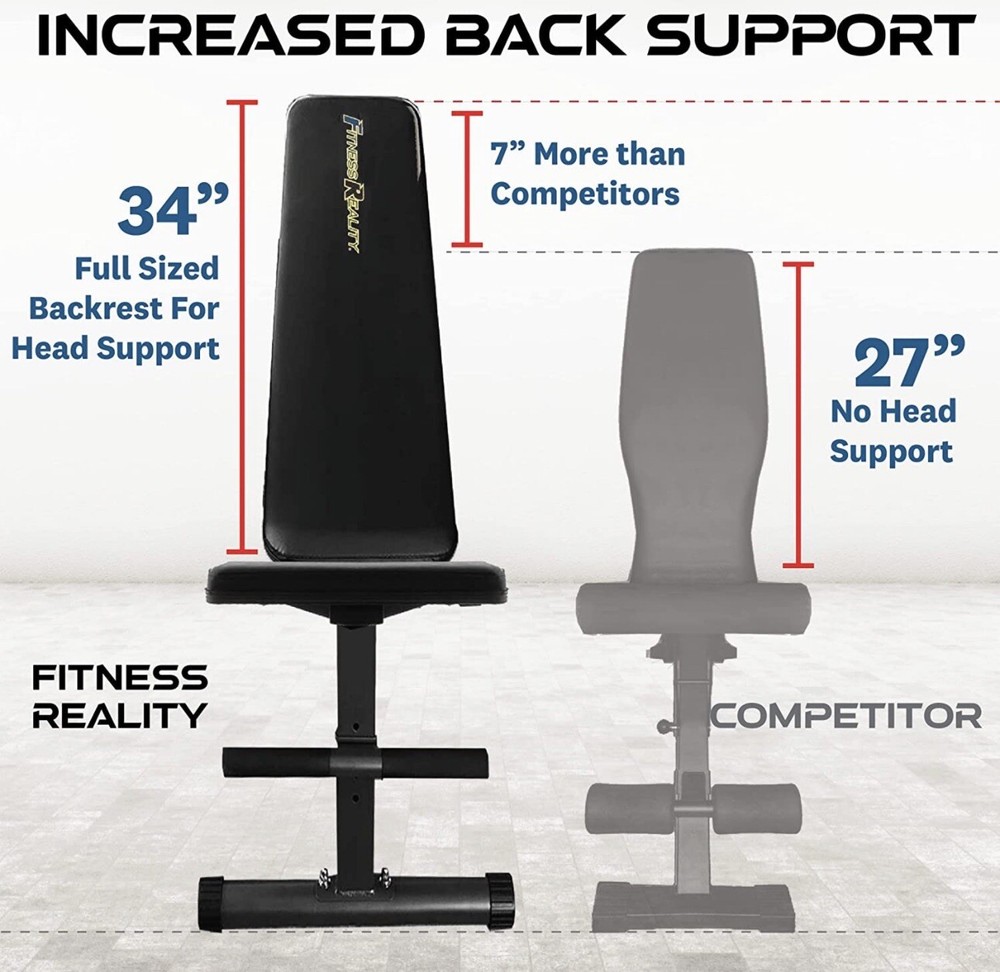 Adjustable Weight Bench Press for Incline Decline Workouts & Strength Training