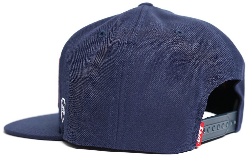Fasthouse Racing Crew Snapback Hat Navy Blue