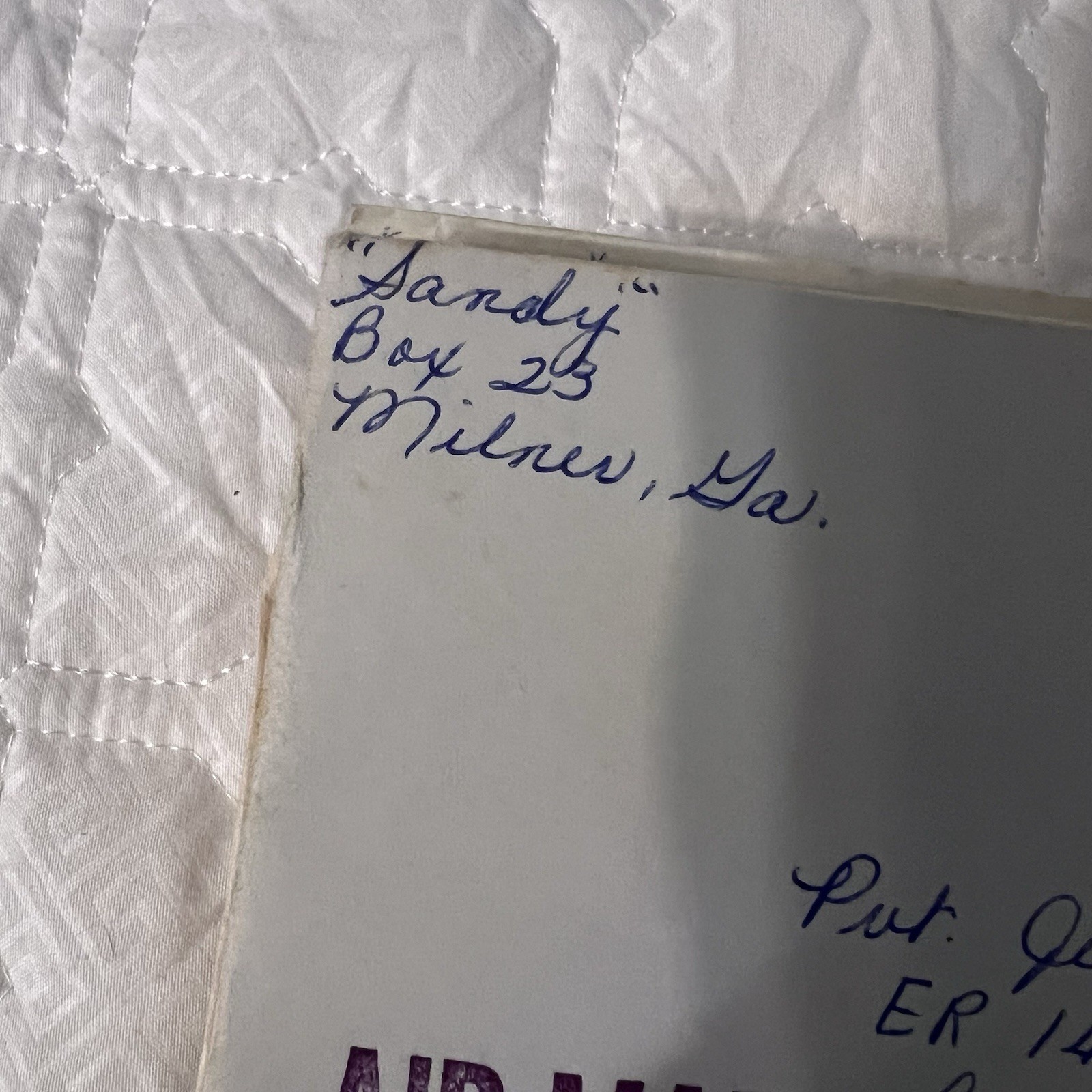 Vietnam Era Military Love Letters Wife to Husband Fort Belvoir Air Mail Lot 1966