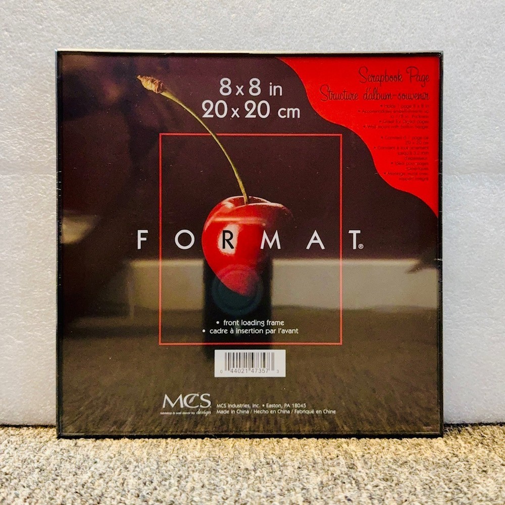 MCS Format Frame 8x8 Black (Same Shipping Any Qty)