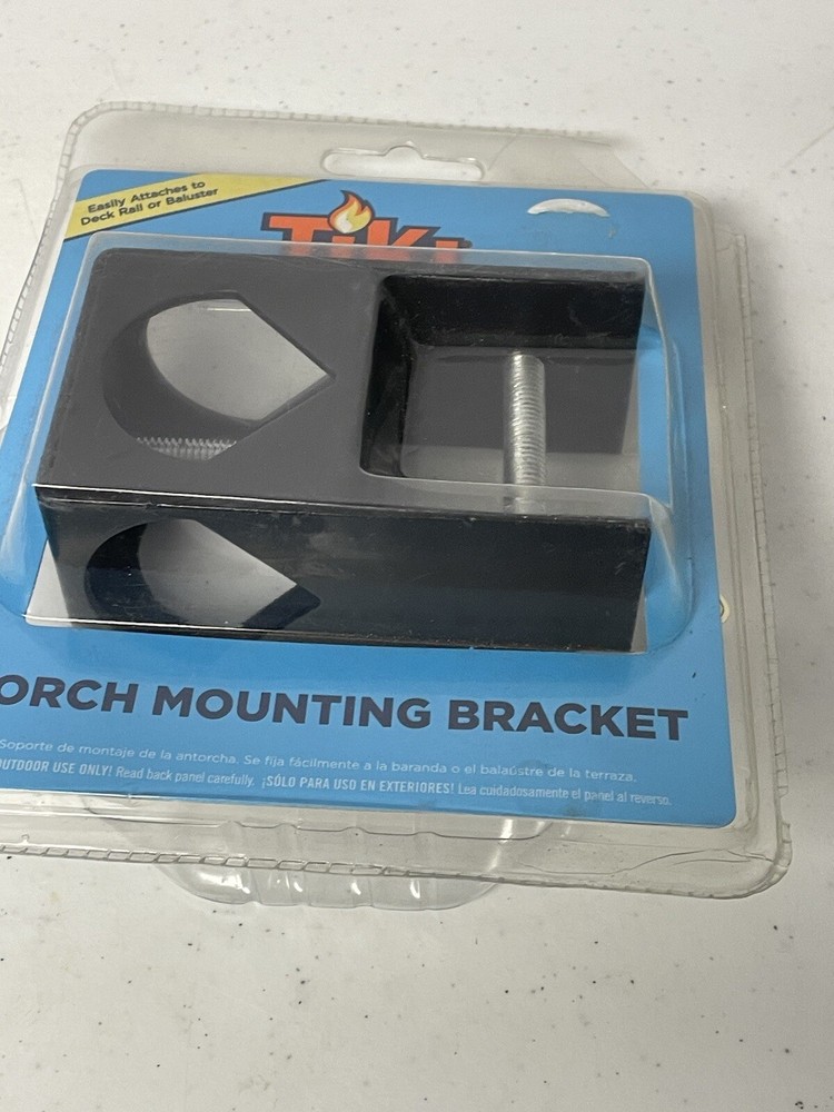 Tiki Universal deck clamp torch Mounting Bracket accessory Black New