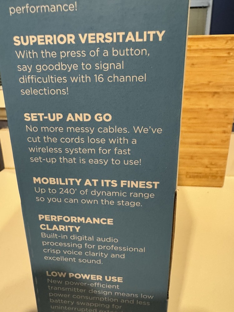 Gemini GDX-1000M Digital Wireless Microphone system