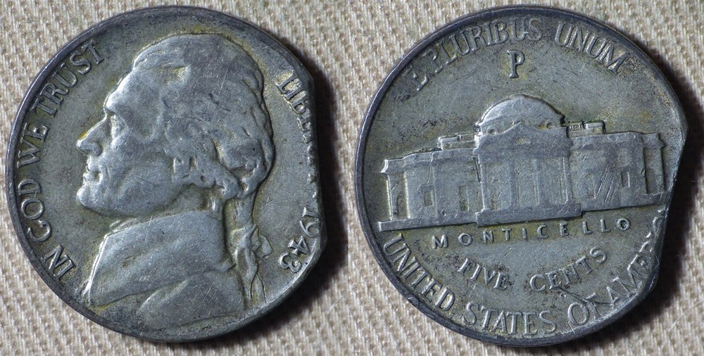 Error : 1943 Nickel Clip K 2-4 IREC2051