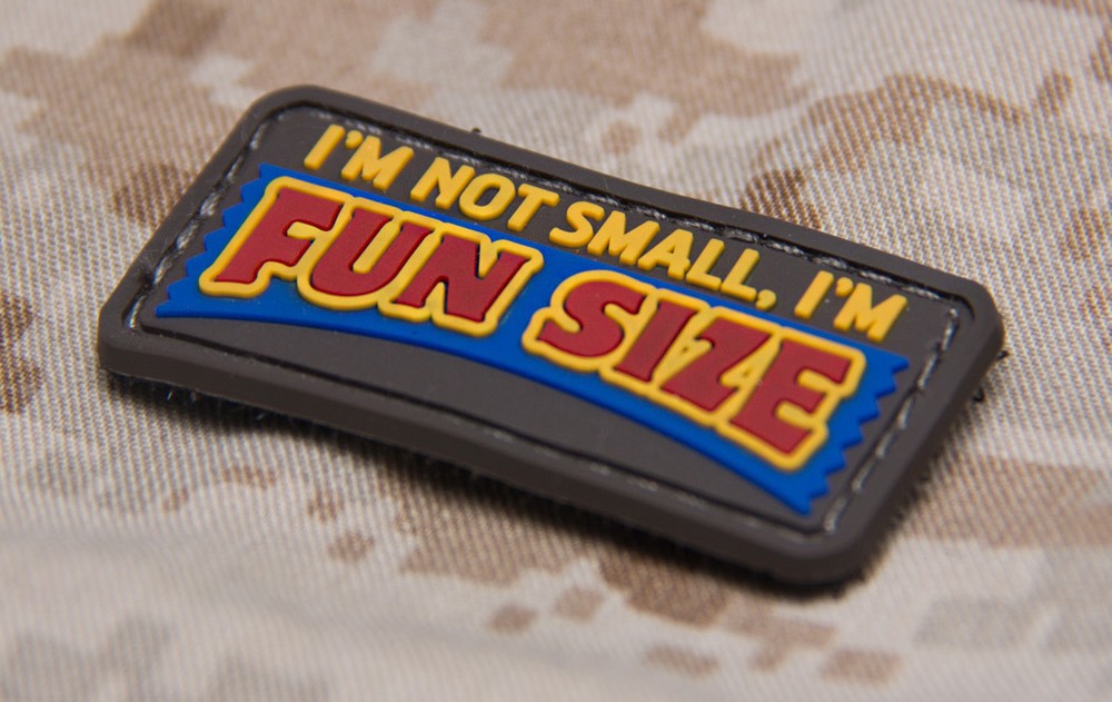 PVC Morale Patch - FUN SIZE - MULTICAM Arid color scheme - NEW