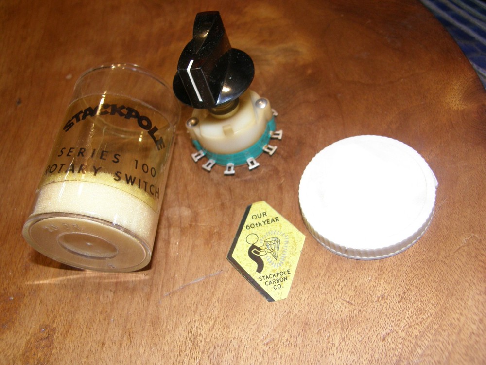 NOS Series 100 Stackpole Rotary Switch, 12 position