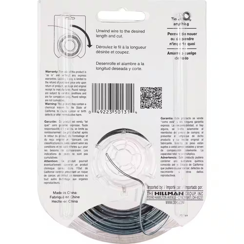 110 Ft. 25 Lb. Galvanized Steel Wire