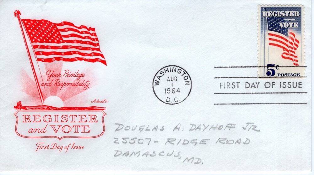 REGISTER & VOTE - 1964 - DC1785