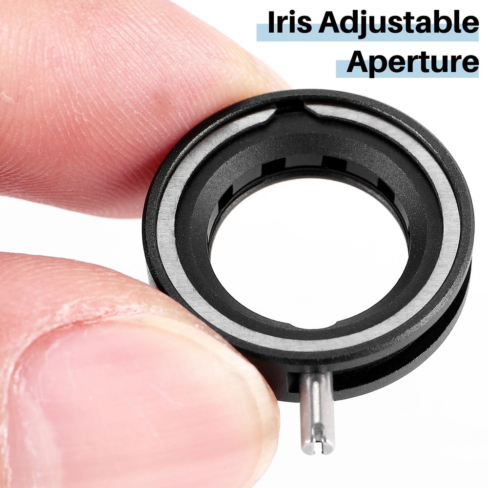 Manual Aperture Adjustable Mechanical Iris Diaphragm Iris Diaphragm for9922