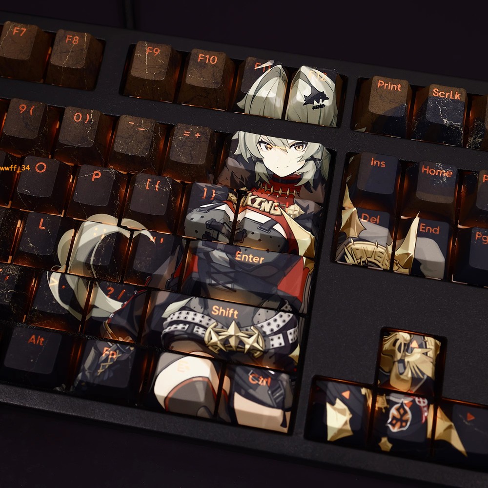 108 Keys Zenless Zone Zero Caesar King Keycap Button PBT Cherry MX Sublimation