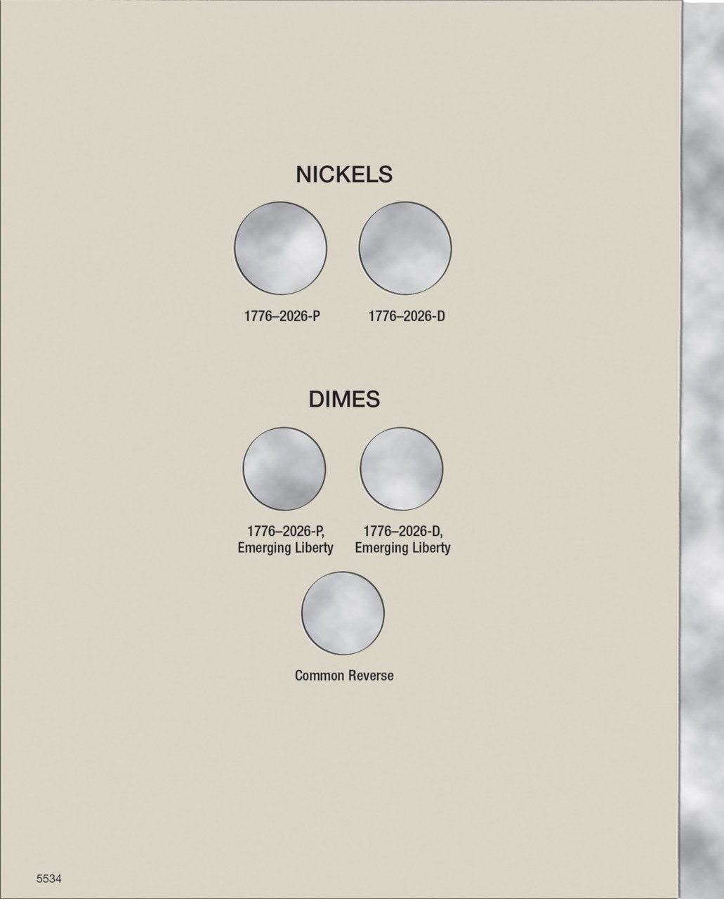 H.E. Harris® Coin Folder - United States 250th Anniversary Collection: 2026