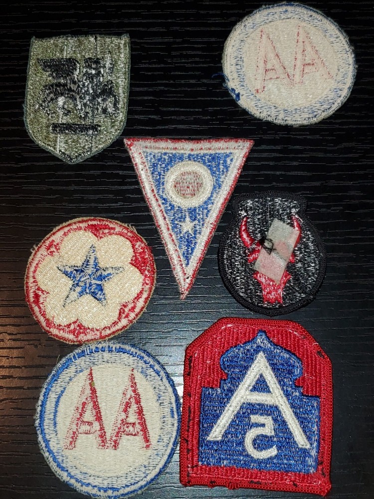 WWII US Army Command Infantry Department Patch Set L@@K!!! a