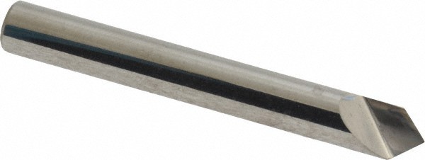 Atrax 1/4" Head Diam, 1/4" Shank, 1 Flute 90? Solid Carbide Countersink Brigh...