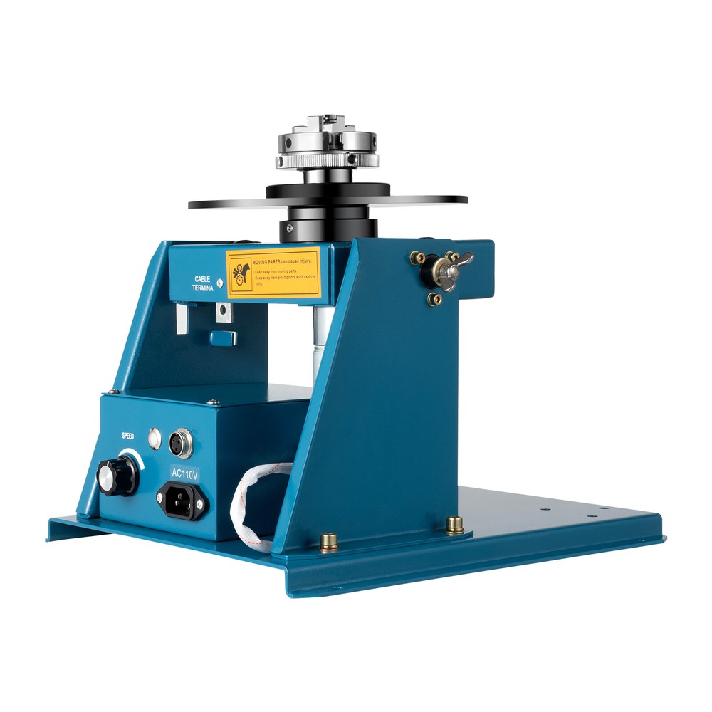 Rotary Welding Positioner With Adjustable Speed and Tiltable Table
