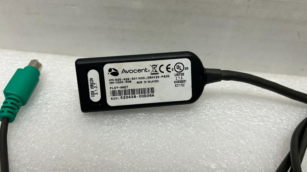 Avocent DSAVIQ-PS2M 520-438-501 E211752 KVM Switch Interface Module Adapter